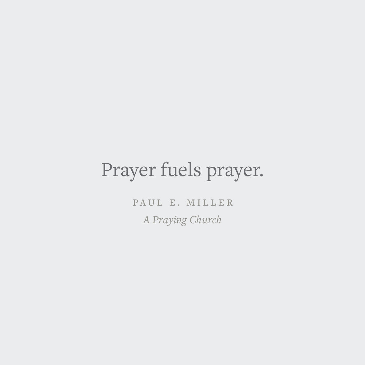 A Praying Church Book